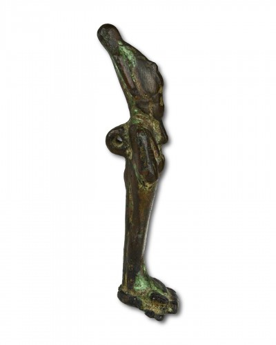 Bronze votive figure of Osiris. Egypt Late Period (c. 713–332 BC). - 