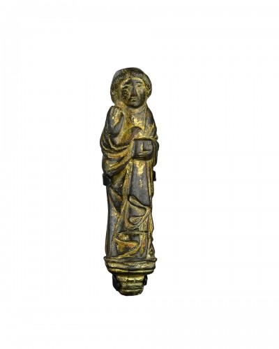 Bronze figure of Saint John the Evangelist, 15th century