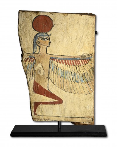 Fragment de sarcophage de momie, Égypte période dynastique tardive, ca. 712 à 332 - Matthew Holder