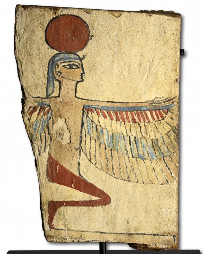 BC to 10th century - Mummy sarcophagus fragment, Egypt Late Dynastic period, ca. 712 to 332 