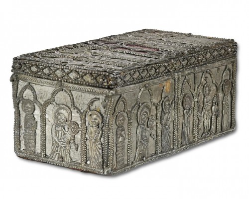 Lead clad casket with scenes of the life of Christ, 14/15th century - 