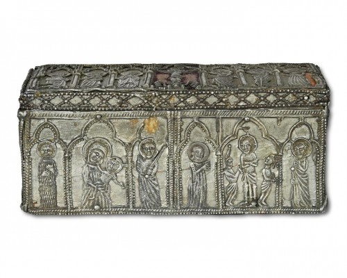 Lead clad casket with scenes of the life of Christ, 14/15th century - 