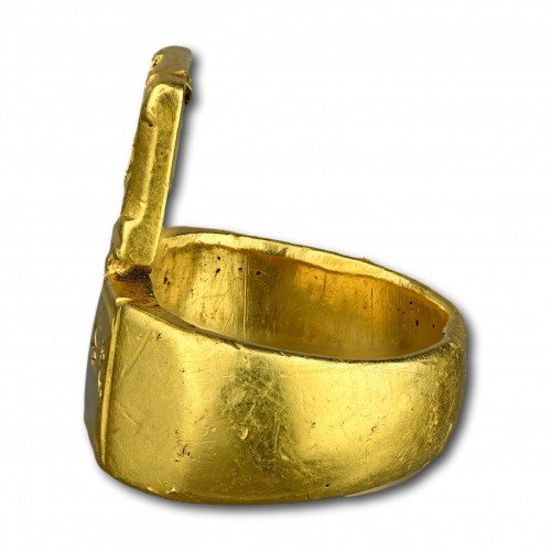 Porte-clés ancien en or, 3e-4e siècle après JC - 
