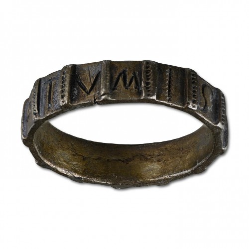 Talismanic silver ring. Wester, 14th or 15th century - Antique Jewellery Style 