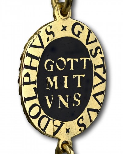 Bijouterie, Joaillerie  - Médaille d'or des Royalistes pour Gustave Adolphus (1694-1632), roi de Suède