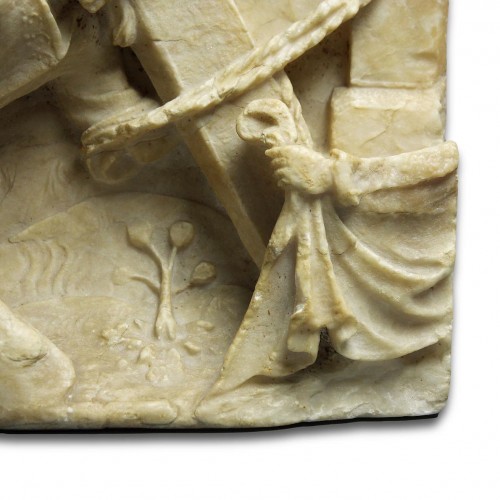  - Albâtre fragmentaire du Christ portant la croix, XVIe Siècle.