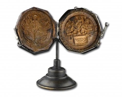 Panagiarion with the Virgin and Angels at Mamre - Religious Antiques Style 