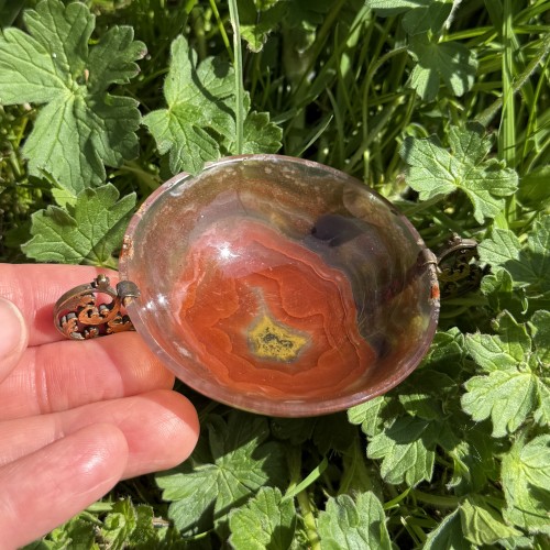 XVIIe siècle - Coupe en agate à deux anses et monture en vermeil, Allemagne fin du XVIIe siècle