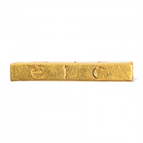 Roman engraved gold amuletic bead, 3rd–4th century AD. - Ancient Art Style 