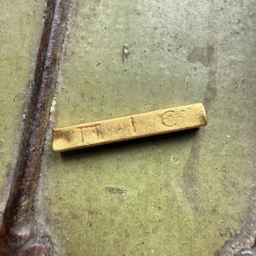  - Roman engraved gold amuletic bead, 3rd–4th century AD.