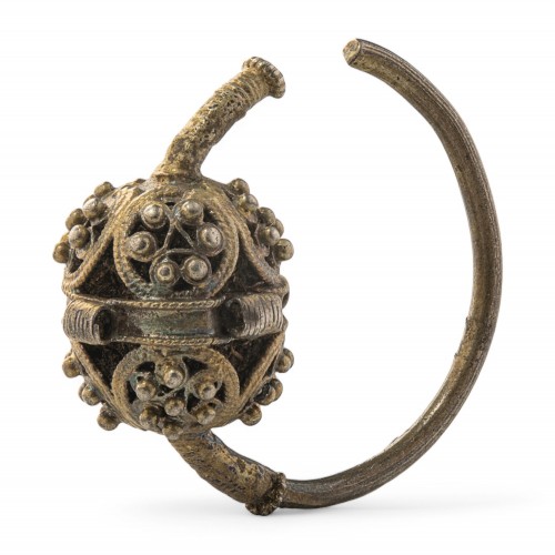 Pair of Silver-Gilt Filigree Hoop Earrings, Byzantine Empire 8–12th Centur - Antique Jewellery Style 