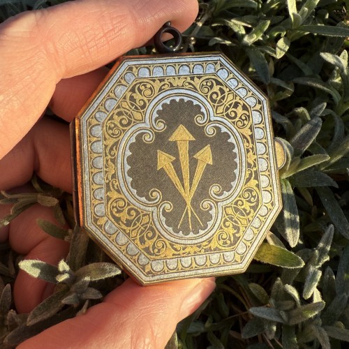 Damascened Devotional Pendant. Spain17th century - 
