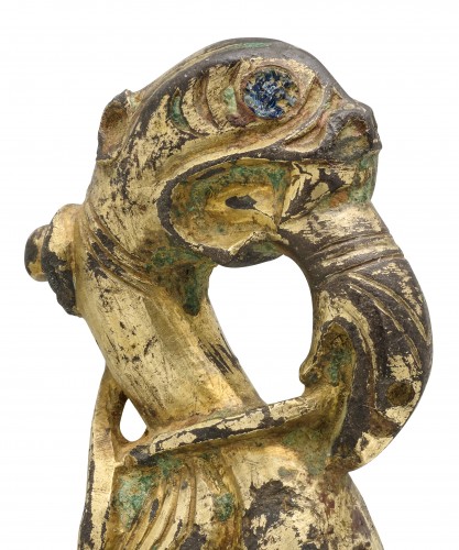 Rare Viking Silver-Gilt Ragnarök Amulet - Ancient Art Style 