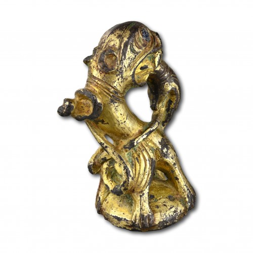 BC to 10th century - Rare Viking Silver-Gilt Ragnarök Amulet