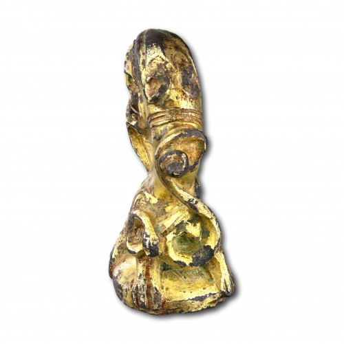 Rare Viking Silver-Gilt Ragnarök Amulet - 