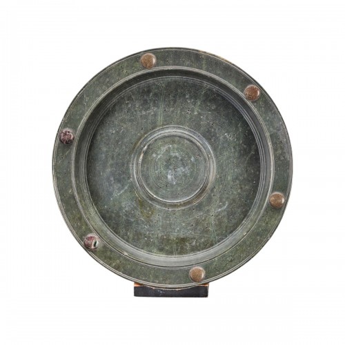 German Basin in Green and Red Serpentine Saxony circa 1600
