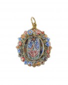Pendentif de dévotion dans le goût de Giuseppe Bruno Sicile XVIIe siècle