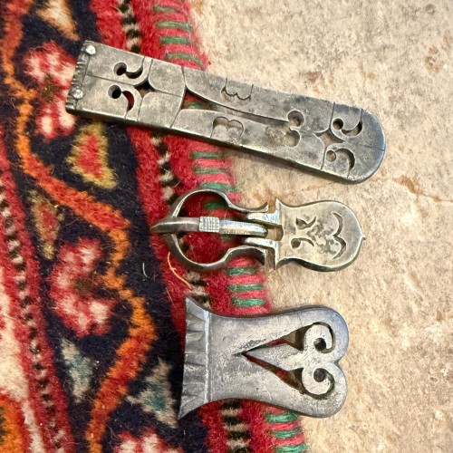 Curiosities  - Silver Belt Fittings with Openwork Decoration, Byzantine Empire 6th–7th ce