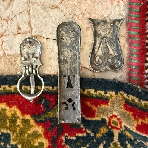 Silver Belt Fittings with Openwork Decoration, Byzantine Empire 6th–7th ce - 