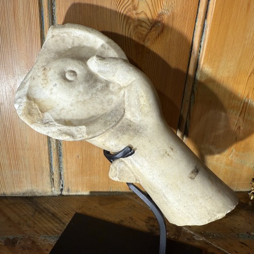 Ancient Art  - Ancient Marble Hand Holding a Phiale. Roman circa 1st–2nd Century A.D.  