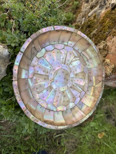 An Indo-Portuguese Mother-of-Pearl Dish, Gujarat16th–17th century - 