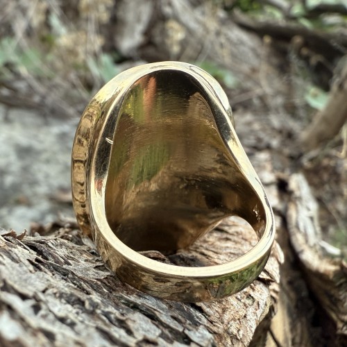 Renaissance Agate Cameo Ring Depicting a Julio-Claudian Prince. - 