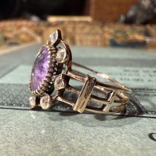 Antique Gold Ring with a Roman Intaglio Representing Minerva - 