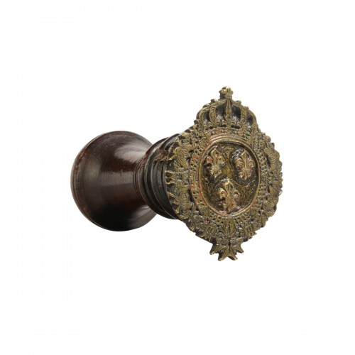 Poinçon de reliure aux armes du roi Charles X - France, Paris vers 1824-1830