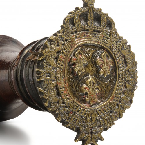 Bookbinding Stamp with the Arms of King Charles X - France, Paris c.1824–30 - Objects of Vertu Style 