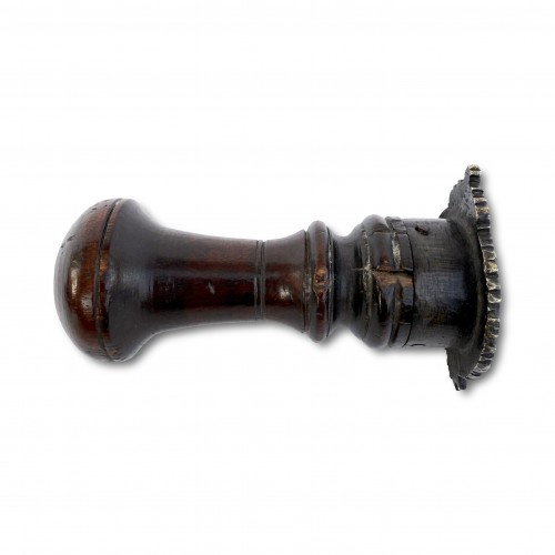 Bookbinding Stamp with the Arms of King Charles X - France, Paris c.1824–30 - 