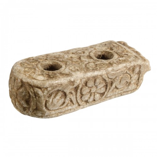 Roman Marble Double Inkwell, 2nd–3rd century AD.