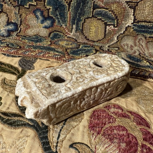 Encrier double romain en marbre, IIe-IIIe siècle ap. J.-C. - 