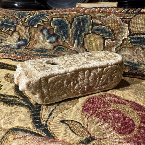  - Encrier double romain en marbre, IIe-IIIe siècle ap. J.-C.