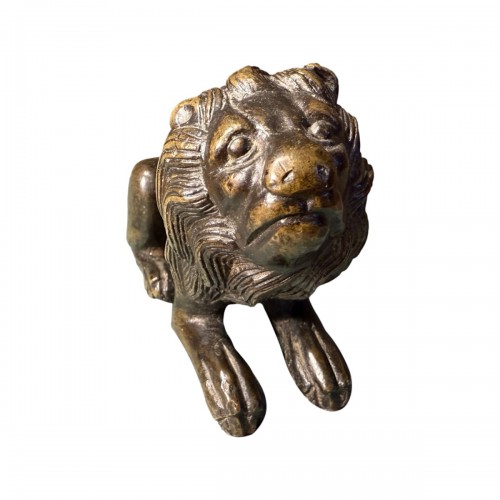 Small Renaissance Bronze Lion, Germany or Italy 16th centur