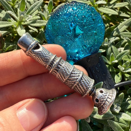 Antiquités - Engine-Turned Silver Combination Pomander Whistle Germany 18th century