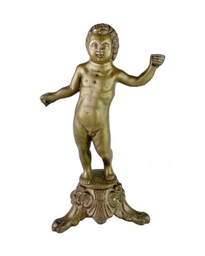 Bronze sculpture of a putto. Nuremberg, first half of the 16th century.