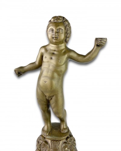 Putto en bronze, Nuremberg première moitié du XVIe siècle - Sculpture Style 