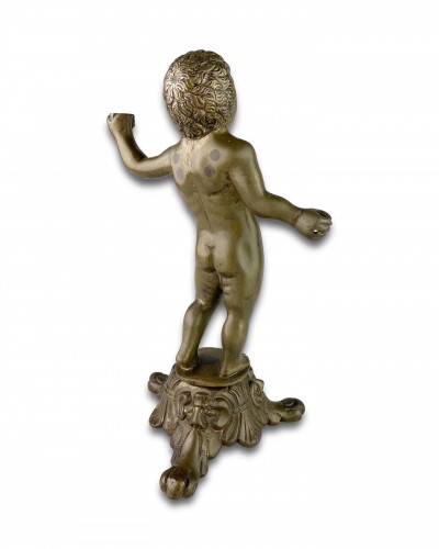 Bronze sculpture of a putto. Nuremberg, first half of the 16th century. - 