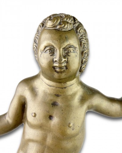 Bronze sculpture of a putto. Nuremberg, first half of the 16th century. - 