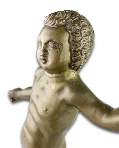  - Bronze sculpture of a putto. Nuremberg, first half of the 16th century.