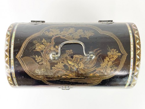 Coffret en laque Namban. Japonais, période Momoyama, fin XVIe - début XVIIe siècle - 
