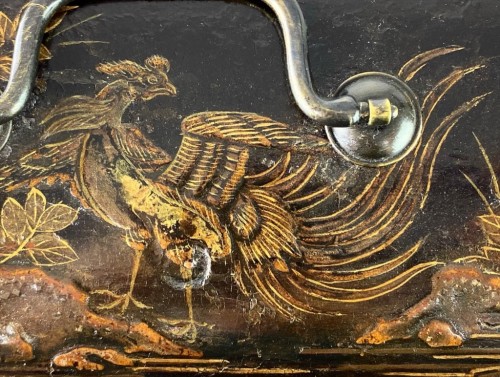 Antiquités - Namban lacquer casket, Japan Momoyama period, 16th - 17th century.