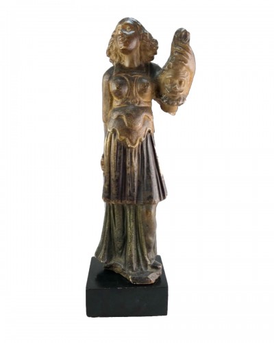 Sculpture en albâtre de Judith. Flamand ou allemand, fin du 16e siècle