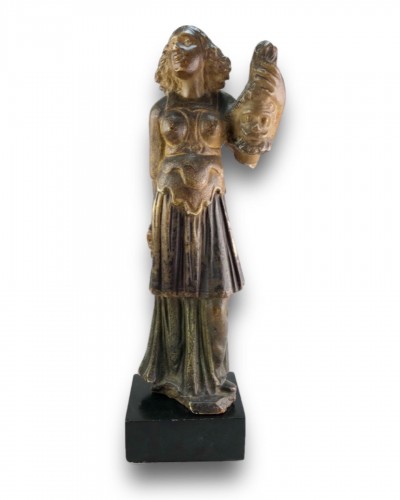 Alabaster sculpture of Judith. Flemish or German, late 16th century. - 