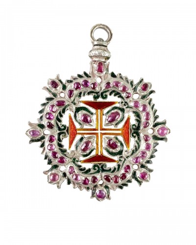 Ruby order of Christ. Portuguese 18th century