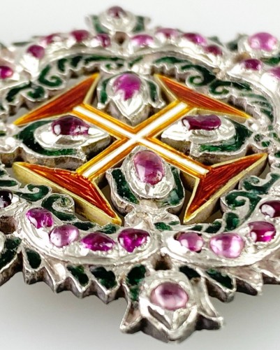 Ruby order of Christ. Portuguese 18th century - Antique Jewellery Style 