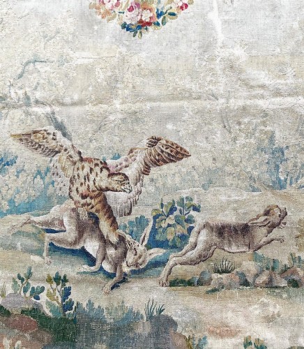  - Column tapestry in the style of J.B Huet. Aubusson, c.1780.