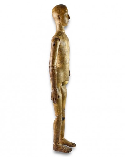 Antiquités - Artists lay figure. French, late 19th century