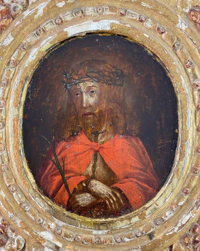 Homme de douleurs, Espagne début du XVIIe siècle - Art sacré, objets religieux Style 