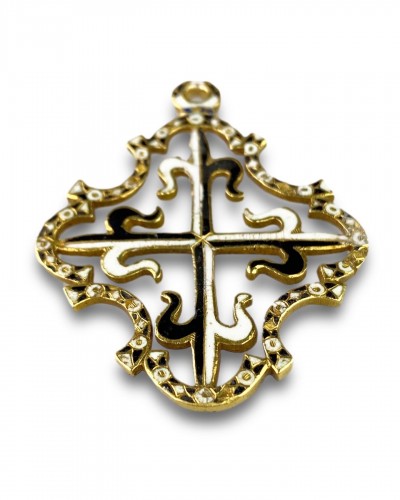 XVIIe siècle - Ordre d'or et d'émail pour Saint Dominique. Espagne vers 1630